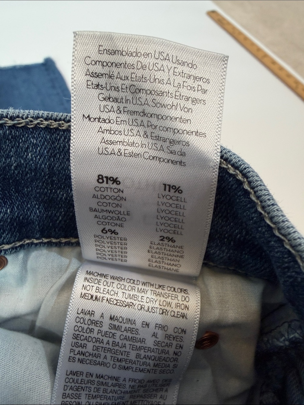 MOTHER Jeans Mid Rise Dazzler Crop Fray Size 25 We’re All In This Together Wash - Picture 10 of 11